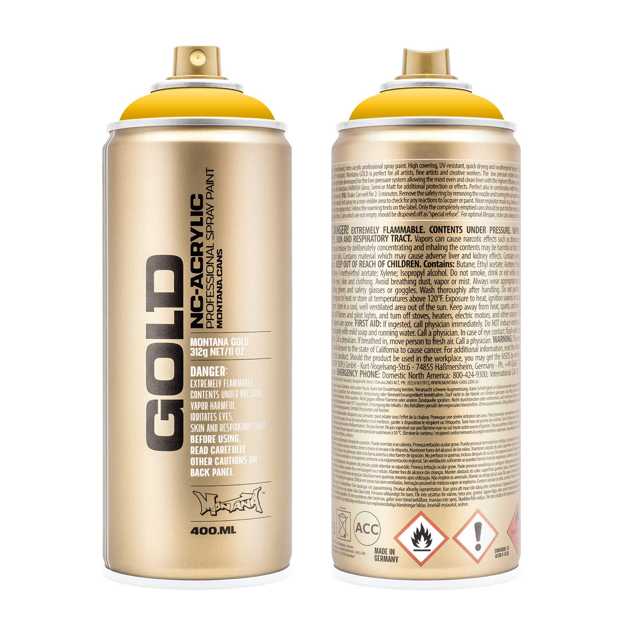 Montana™ Cans GOLD Shock Color Spray Paint